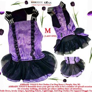 Ambaby Cute Medium Girl Dog Skirt Puppy Tutu Princess Dress Skirt Pet Outfit Cat